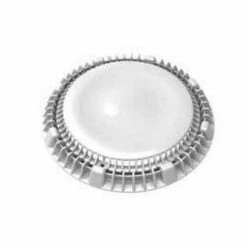 Aquastar - 10 Inch Anti-Entrapment Cover With Vented Riser Mud Frame, White