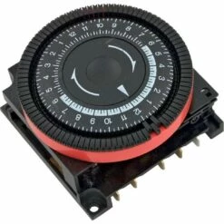 Diehl - 24 Hr Spa Timer, SPDT 120V, 5-Term Red Panel Mount