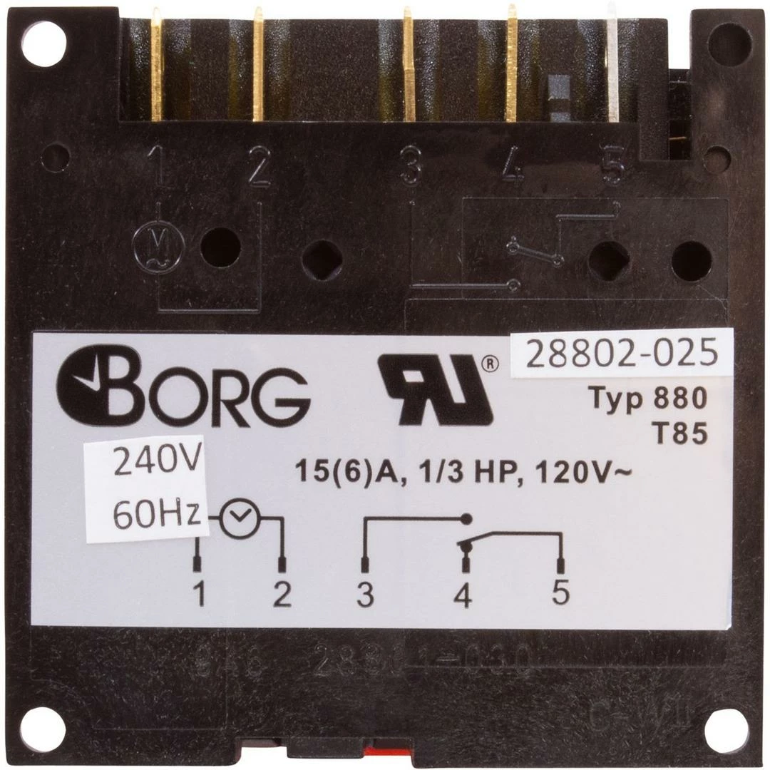 Diehl - 24 Hr Spa Timer, SPDT 240V, 5-Term Orange Panel Mount 5 Diehl - 24 Hr Spa Timer, SPDT 240V, 5-Term Orange Panel Mount - Image 3