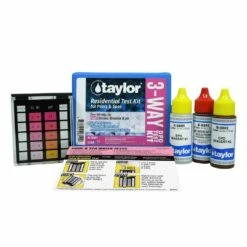 Taylor Technologies - 3-Way DPD Pool Test Kit For Free Chlorine, Bromine, PH