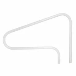 Saftron - 48" X 32" Return To Deck 3 Bend Hand Rail, White