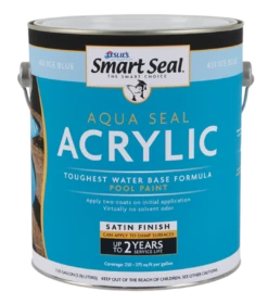 Smart Seal - Aqua Seal Acrylic Pool Paint, 1 Gallon, Blue Heaven