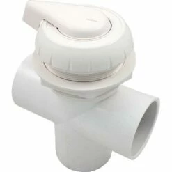 Balboa Diverter Valve, Hydro-Air/BWG Hydroflow, 2"s, 2 Port, White
