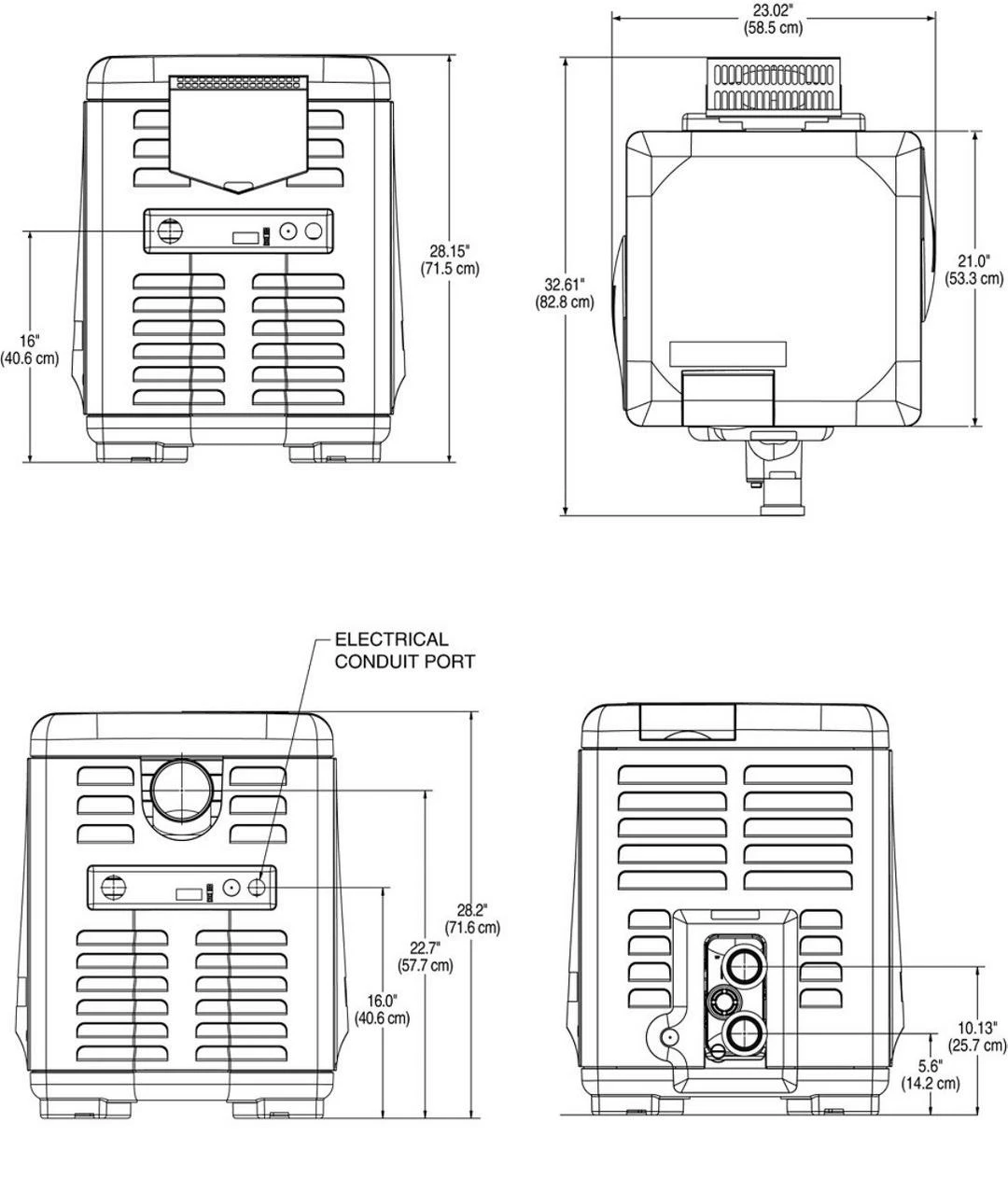 Pentair - EC-462028 MasterTemp, Low NOx, 400K BTU, Natural Gas, Pool & Spa Heater - Limited Warranty 4 Pentair - EC-462028 MasterTemp, Low NOx, 400K BTU, Natural Gas, Pool & Spa Heater - Limited Warranty - Image 2