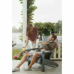 Keter - Everest Adirondack Chair, Grey -Hayward Shop Everest Adirondack Chair Grey 2