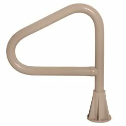 Saftron - Floor Rail Single Post For Spas With Lift And Turn Base, Taupe