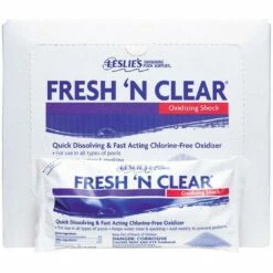 Leslie's - Fresh 'N Clear Non-Chlorine Oxidizing Pool Shock 1 Lb. Bags, 12-Pack