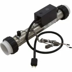 HYDRO-QUIP Heater, FloThru,PS-B Series M7TM,15"x 2", 230v,4kW, 30"Cord