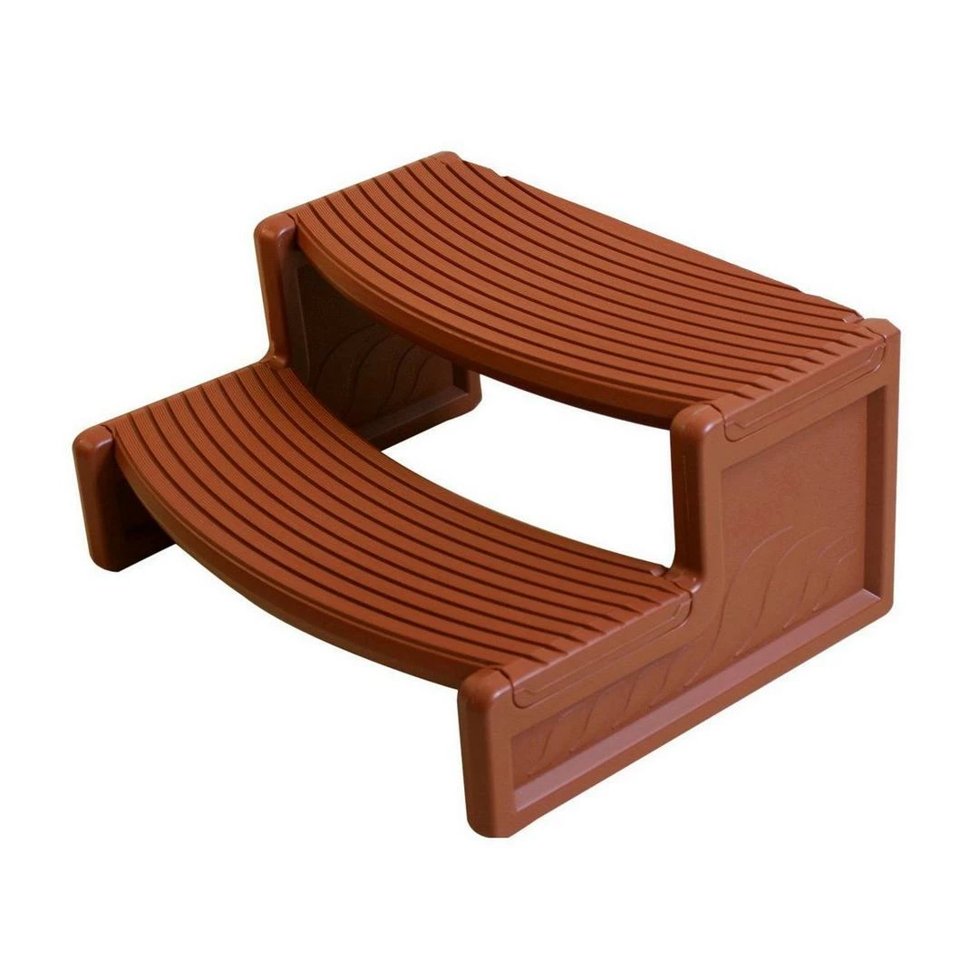 Confer Plastics - Handi-Step Spa Step, Redwood 4 Confer Plastics - Handi-Step Spa Step, Redwood - Image 2