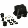 Thermocraft Industries - Plastic 5-Hole Junction Box, Black -Hayward Shop Plastic 5 Hole Junction Box Black