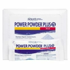 Leslie's - Power Powder Plus 73% Calcium Hypochlorite Pool Shock 12-Pack Of 1 Lb. Bags