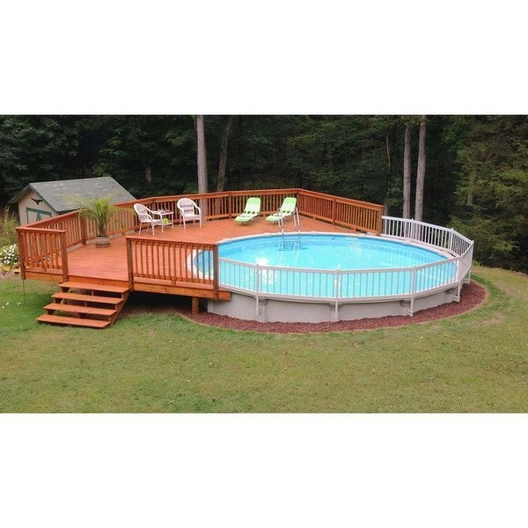 Vinyl Works Of Canada - Resin Above Ground Pool Fence Kit, 3 Sections 4 Vinyl Works Of Canada - Resin Above Ground Pool Fence Kit, 3 Sections - Image 2
