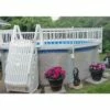 Vinyl Works Of Canada - Resin Above Ground Pool Fence Kit, 3 Sections
