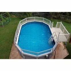 Vinyl Works Of Canada - Resin Above Ground Pool Fence Kit, 3 Sections 11 Vinyl Works Of Canada - Resin Above Ground Pool Fence Kit, 3 Sections -Hayward Shop Premium 24in Resin Above Ground Pool Fence Kits 4