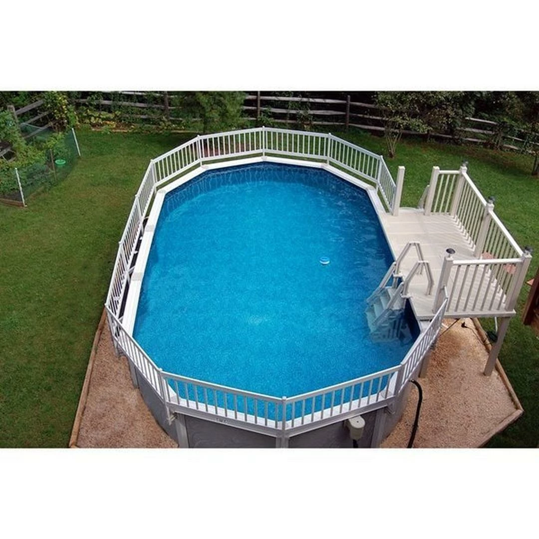 Vinyl Works Of Canada - Resin Above Ground Pool Fence Kit, 3 Sections 7 Vinyl Works Of Canada - Resin Above Ground Pool Fence Kit, 3 Sections - Image 5