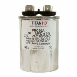 All Seals - Run Capacitor, 30 MFD, 370V -Hayward Shop Run Capacitor 30 MFD 370V 2