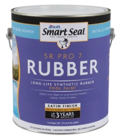 Smart Seal - SR Pro 7 Rubber Pool Paint, 5 Gallon, Ice Blue