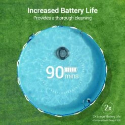 Aiper - Seagull 800B Cordless Above Ground Robotic Pool Cleaner -Hayward Shop Seagull 800B Cordless Above Ground Robotic Pool Cleaner 5