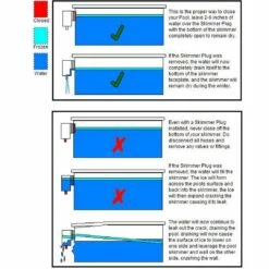 Simpooltec - Skimmer Plug Winter Closure For Hayward Above Ground Pool Skimmers 9 Simpooltec - Skimmer Plug Winter Closure For Hayward Above Ground Pool Skimmers -Hayward Shop Skimmer Plug Winter Closure for Hayward Above Ground Pool Skimmers 3