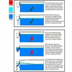 Simpooltec - Skimmer Plug Winter Closure For Wide Mouth Above Ground Pool Skimmers 9 Simpooltec - Skimmer Plug Winter Closure For Wide Mouth Above Ground Pool Skimmers -Hayward Shop Skimmer Plug Winter Closure for Wide Mouth Above Ground Pool Skimmers 3