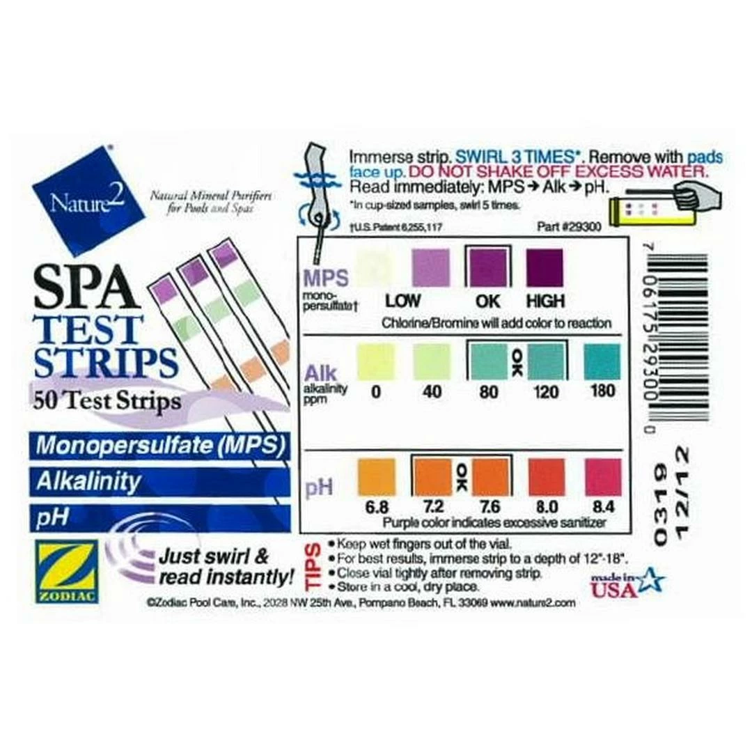 Nature2 - Spa Test Strips 50 Count W29300 4 Nature2 - Spa Test Strips 50 Count W29300 - Image 2