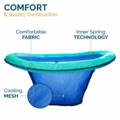 Swimways - Spring Float Papasan, Aqua -Hayward Shop Spring Float Papasan Aqua 4