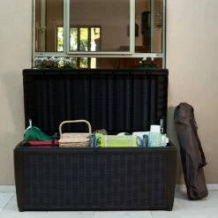 Keter - Sumatra Brown 135 Gallon Deck Box -Hayward Shop Sumatra Brown 135 Gallon Deck Box 3