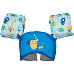 Swimways - Swim Trainer Life Jacket, Blue Sea Monster