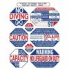 Traffic Graphix - TGPS1001 40" X 48" 8-in-1 California Pool & Spa Sign -Hayward Shop TGPS1001 40 x 48 8 in 1 California Pool Spa Sign
