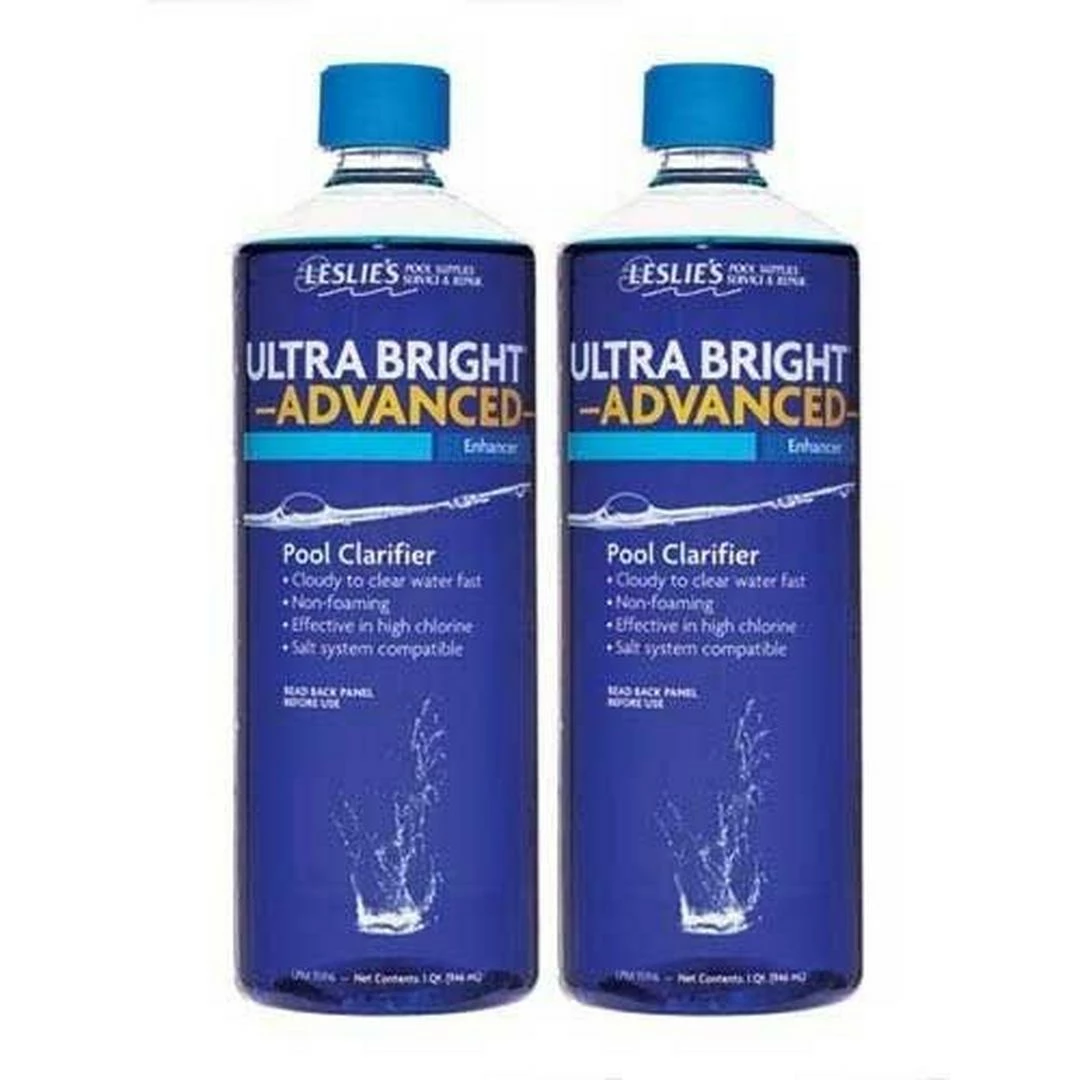 Leslie's - Ultra Bright Advanced Pool Clarifier 1 Quart, 2 Pack 3 Leslie's - Ultra Bright Advanced Pool Clarifier 1 Quart, 2 Pack