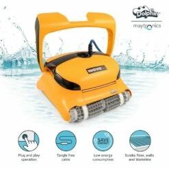 Dolphin - Wave 60 Commercial Robotic Pool Cleaner With Caddy -Hayward Shop Wave 60 Commercial Robotic Pool Cleaner with Caddy 3